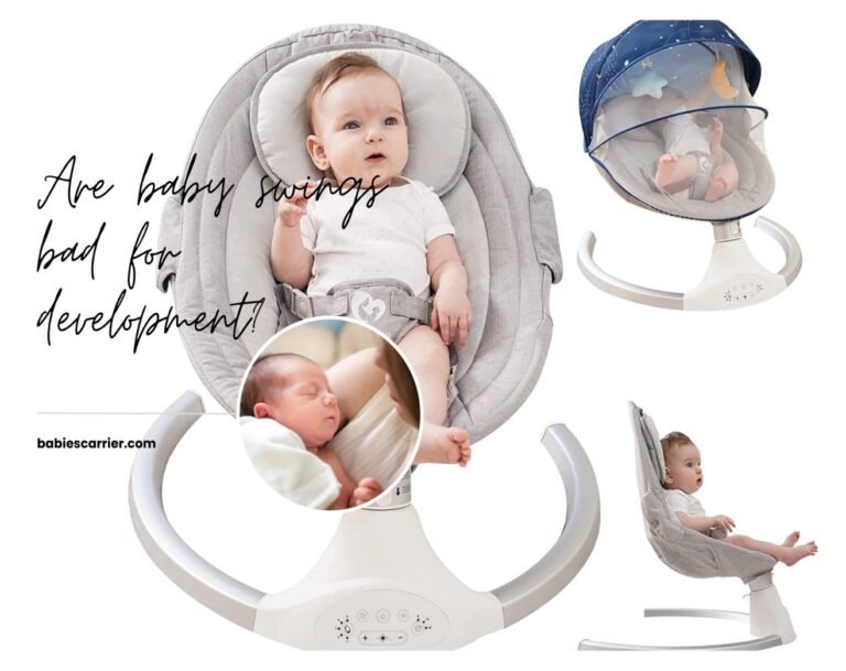 Are baby swings bad for development Babies Carrier