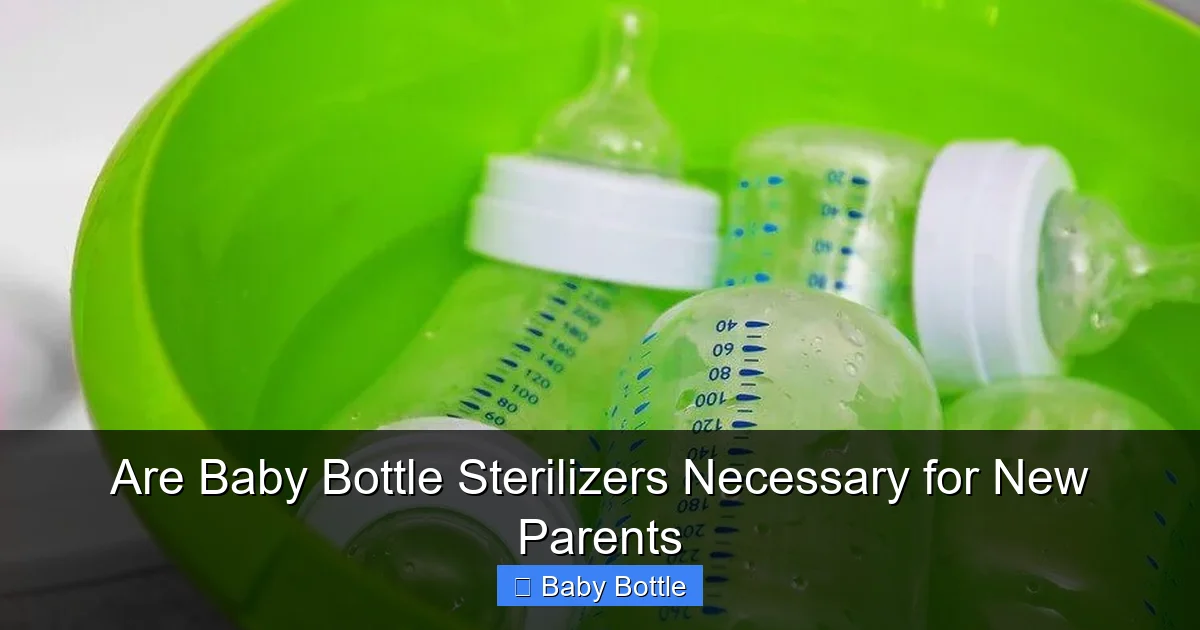 Are Baby Bottle Sterilizers Necessary for New Parents