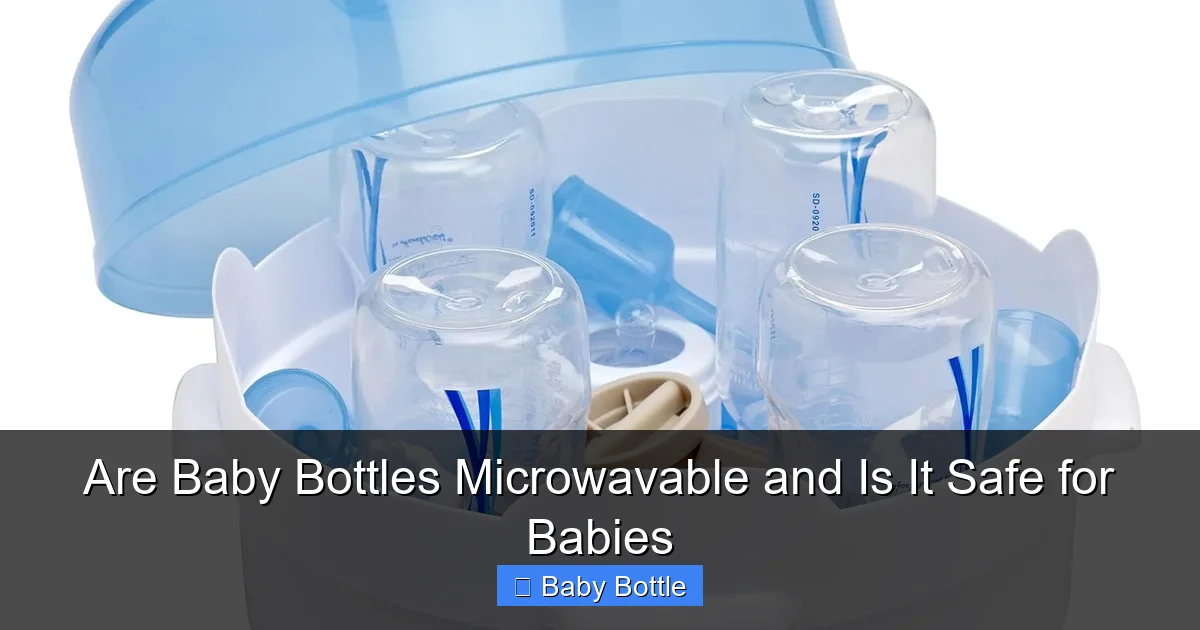 Are Baby Bottles Microwavable and Is It Safe for Babies