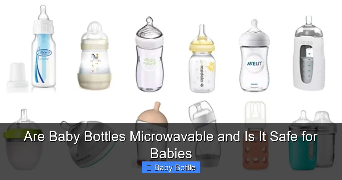 Are Baby Bottles Microwavable and Is It Safe for Babies