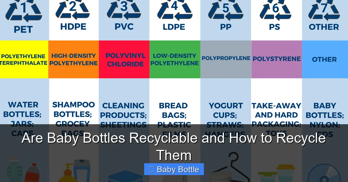 Are Baby Bottles Recyclable and How to Recycle Them