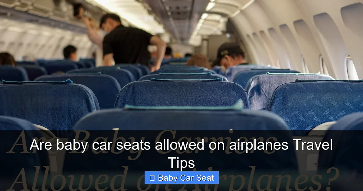 Are baby car seats allowed on airplanes Travel Tips