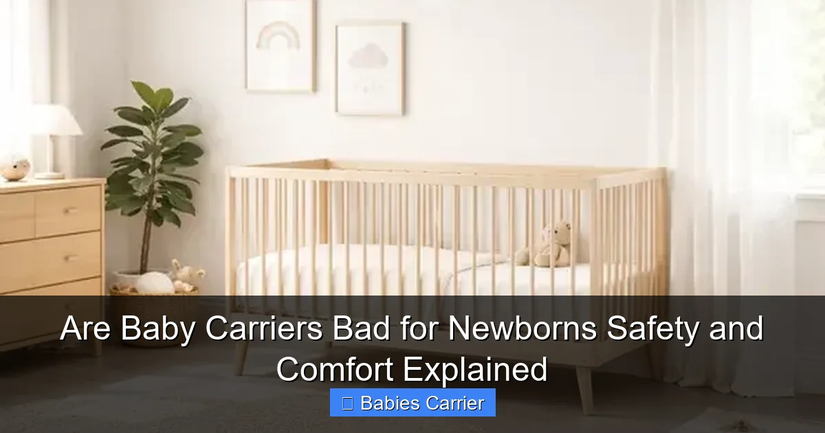 Are Baby Carriers Bad for Newborns Safety and Comfort Explained