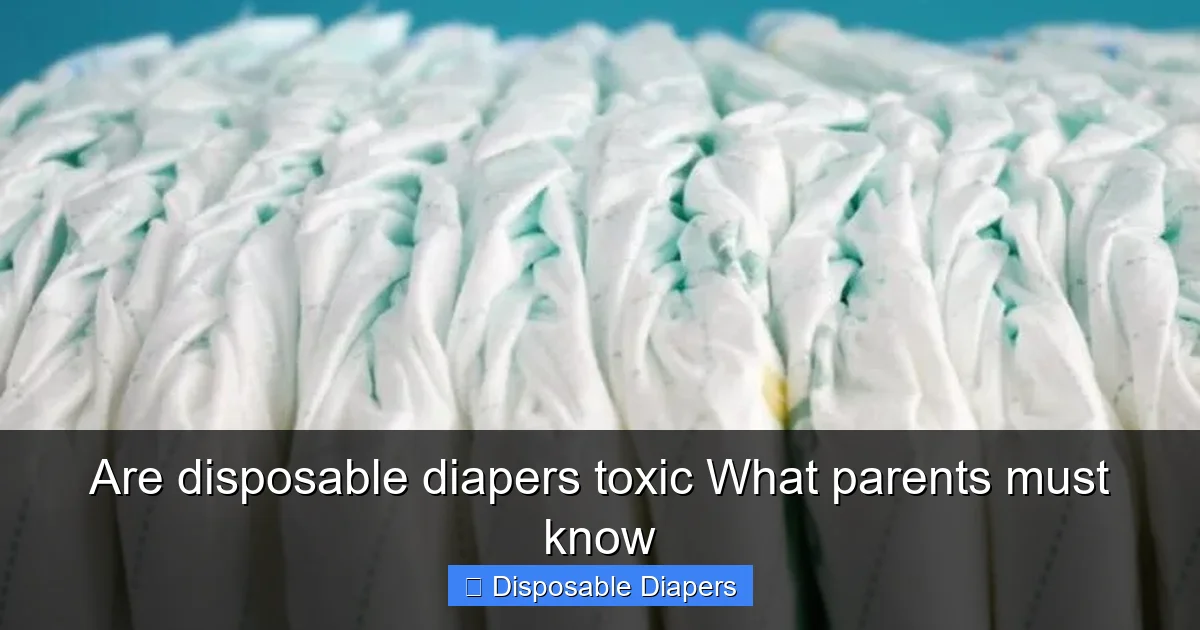 Are disposable diapers toxic What parents must know