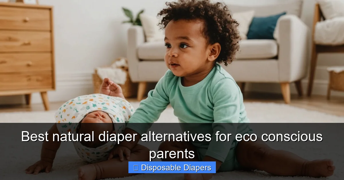 Best natural diaper alternatives for eco conscious parents