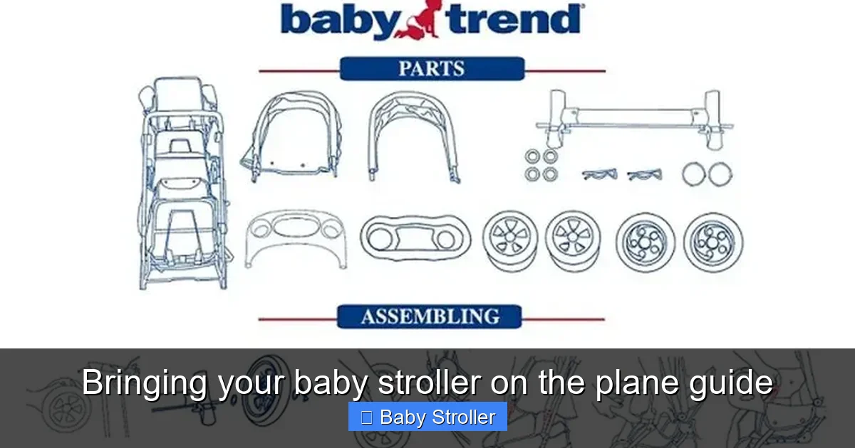 Bringing your baby stroller on the plane guide