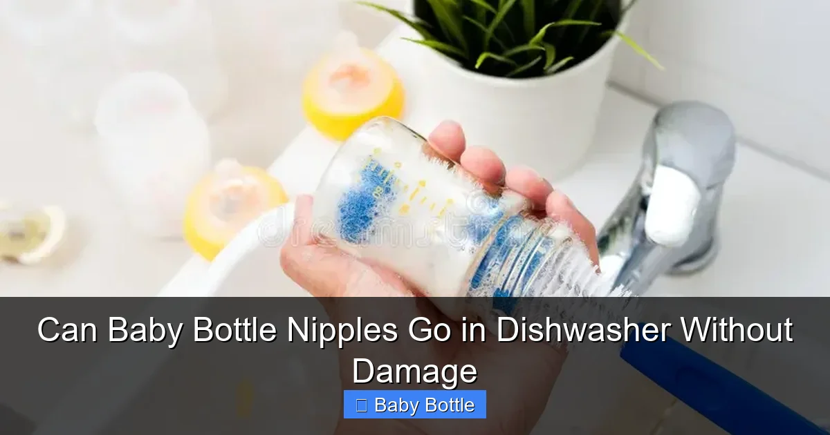 Can Baby Bottle Nipples Go in Dishwasher Without Damage