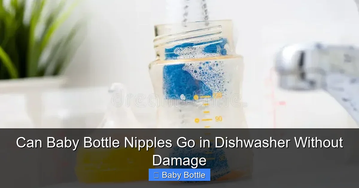 Can Baby Bottle Nipples Go in Dishwasher Without Damage