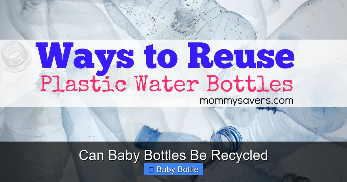Can Baby Bottles Be Recycled