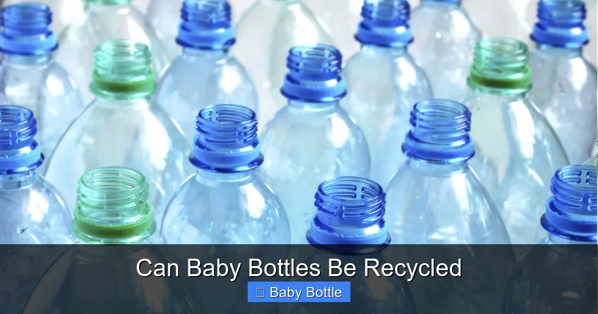 Can Baby Bottles Be Recycled