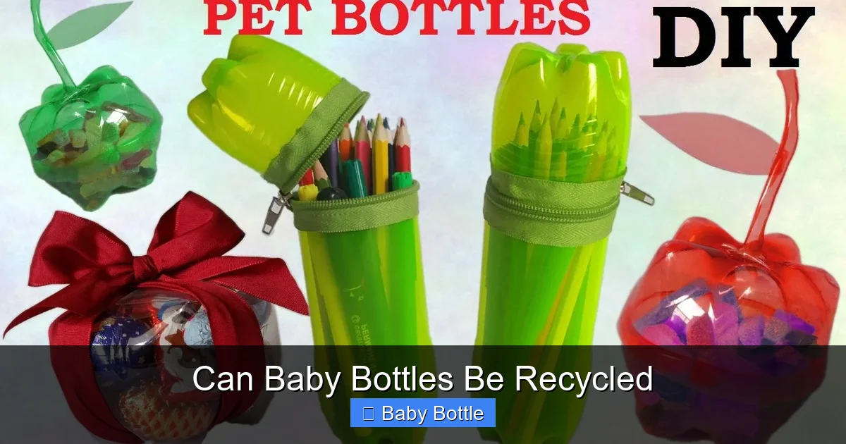 Can Baby Bottles Be Recycled