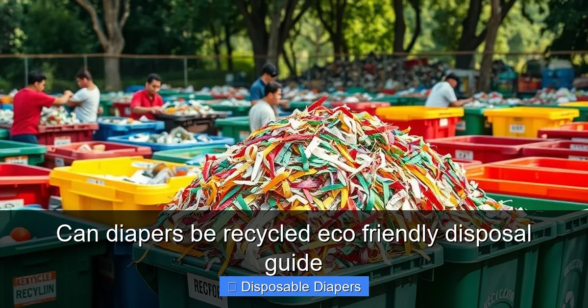 Can diapers be recycled eco friendly disposal guide