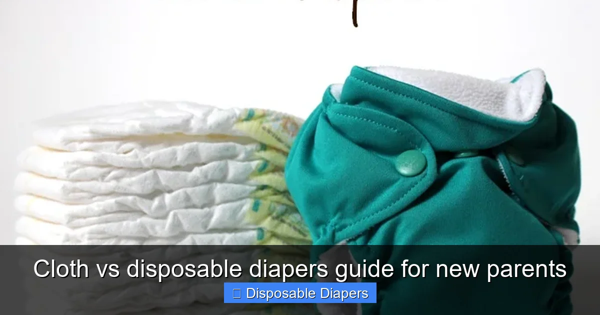 Cloth vs disposable diapers guide for new parents