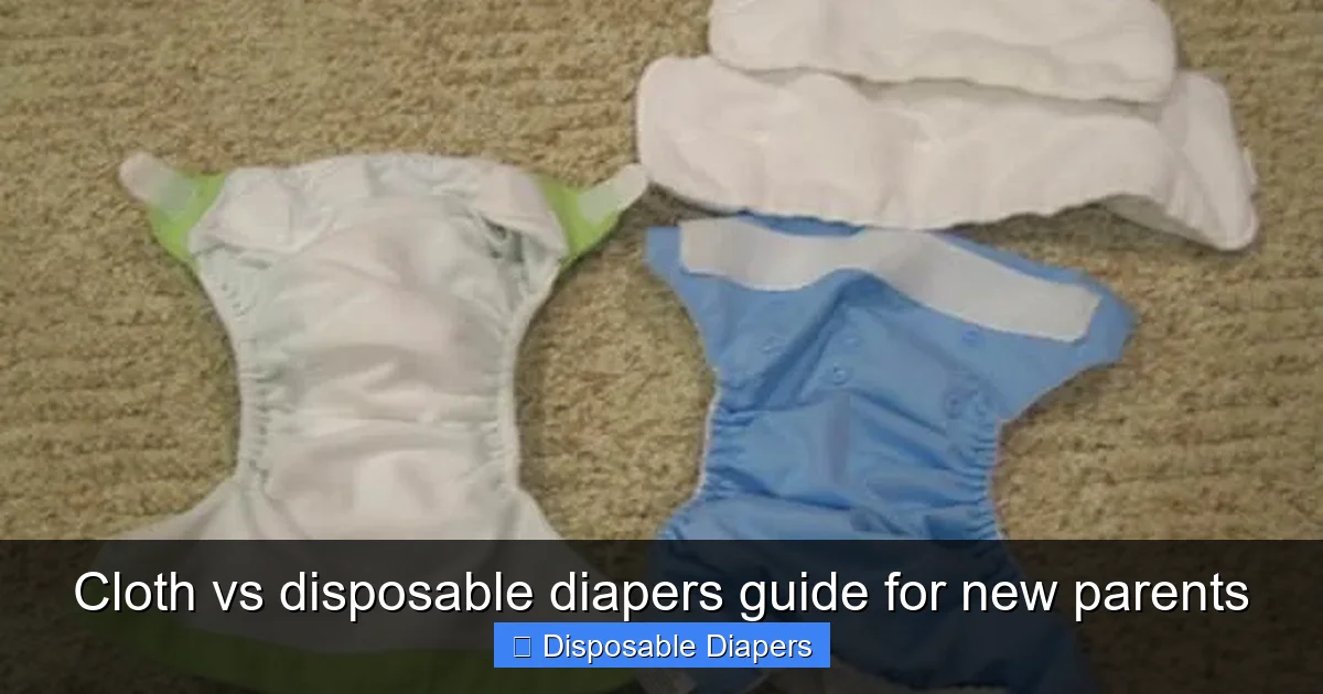 Cloth vs disposable diapers guide for new parents