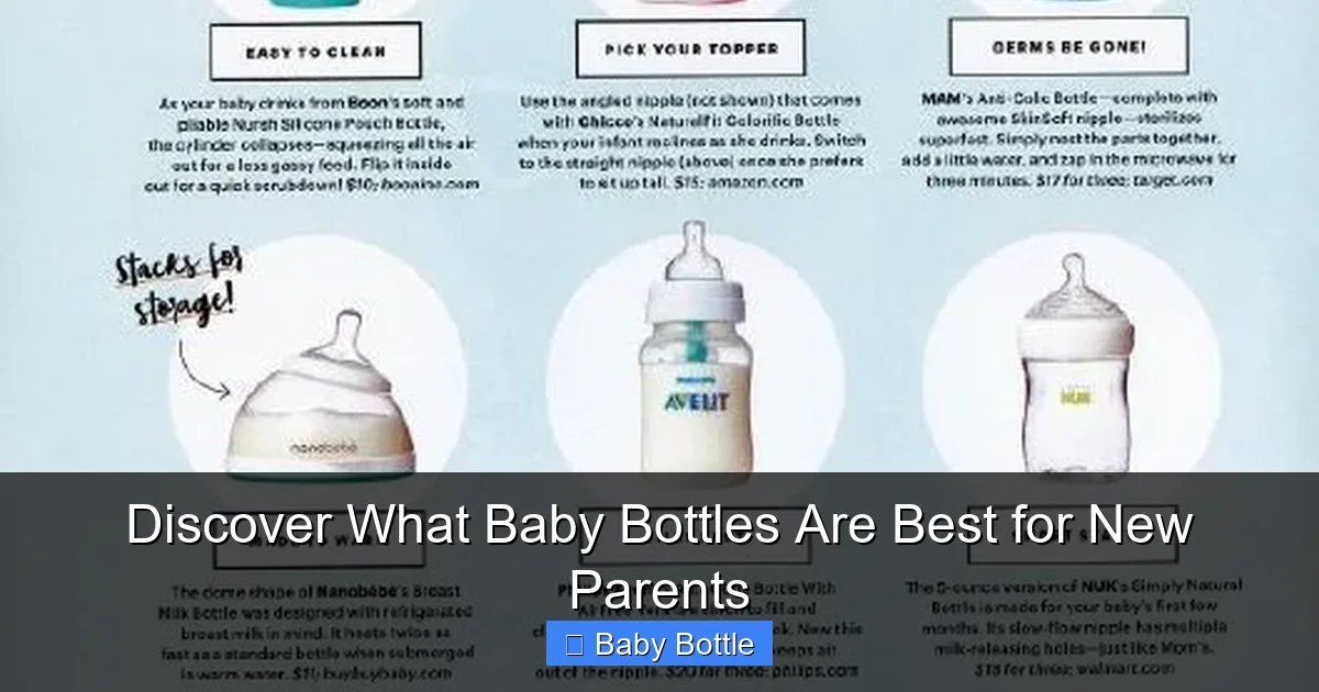 Discover What Baby Bottles Are Best for New Parents