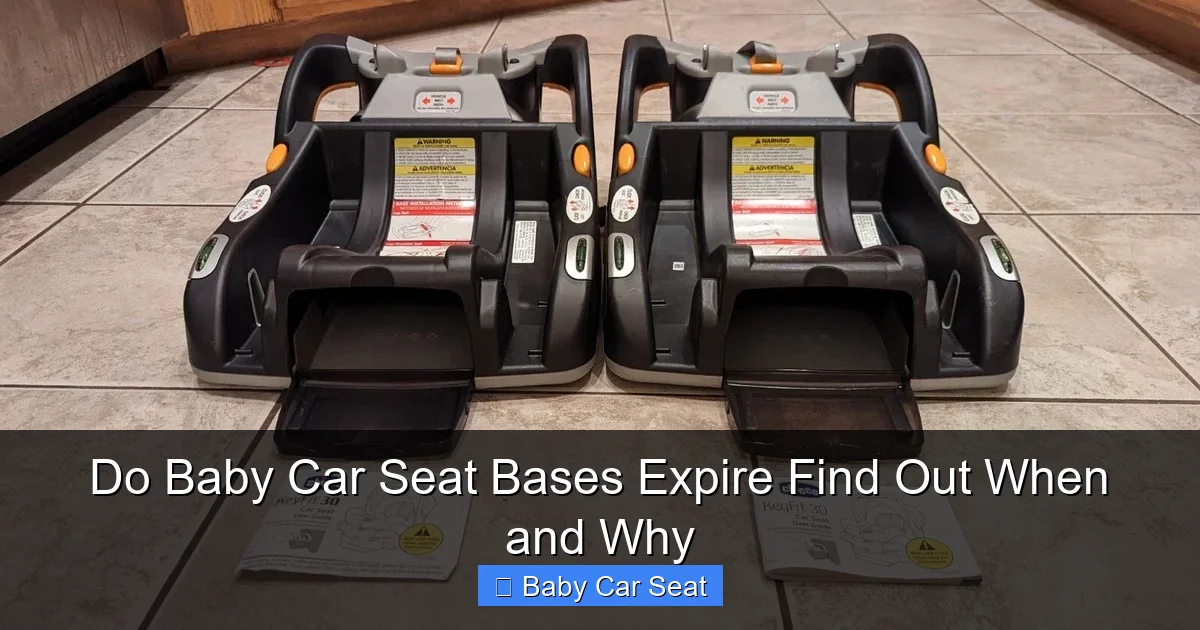 Do Baby Car Seat Bases Expire Find Out When and Why