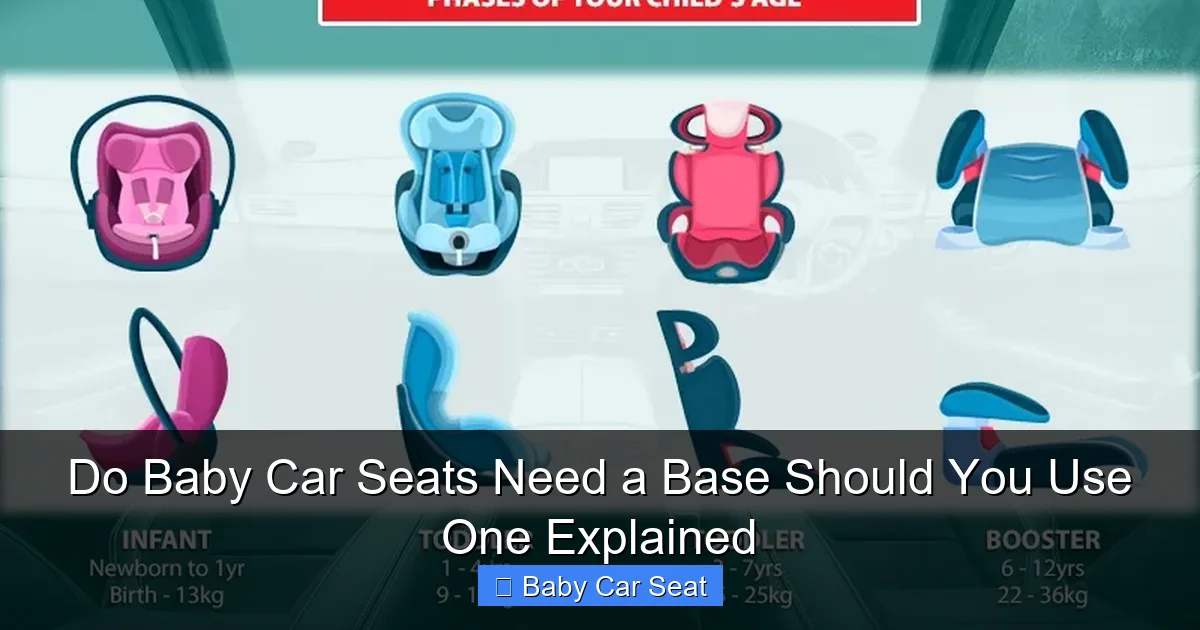 Do Baby Car Seats Need a Base Should You Use One Explained