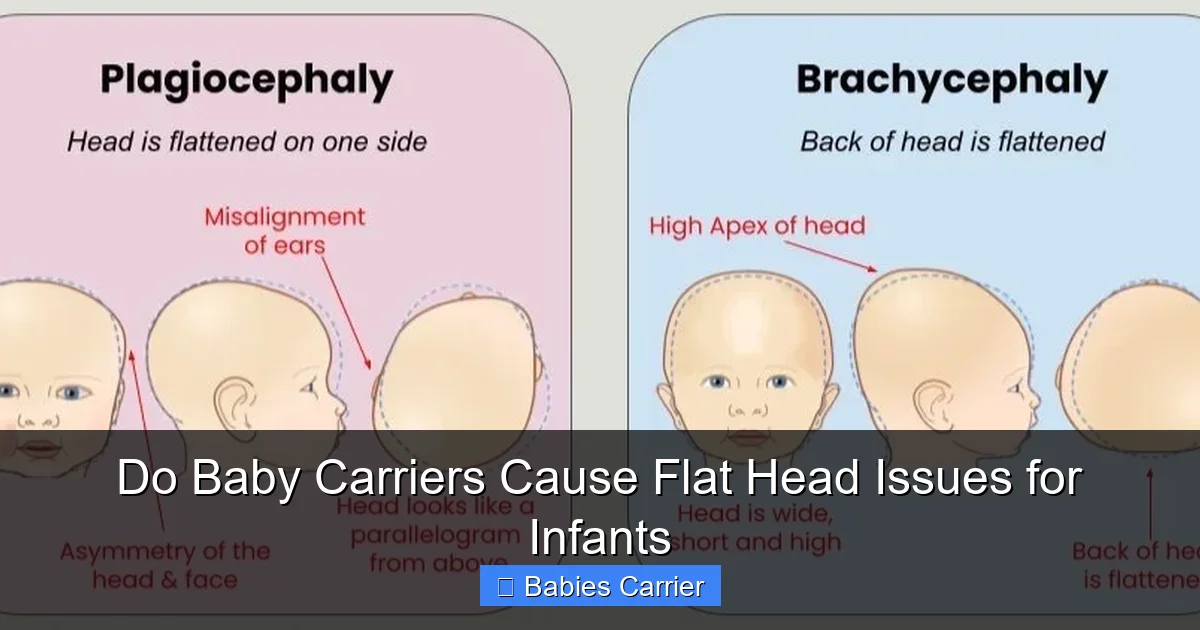 Do Baby Carriers Cause Flat Head Issues for Infants