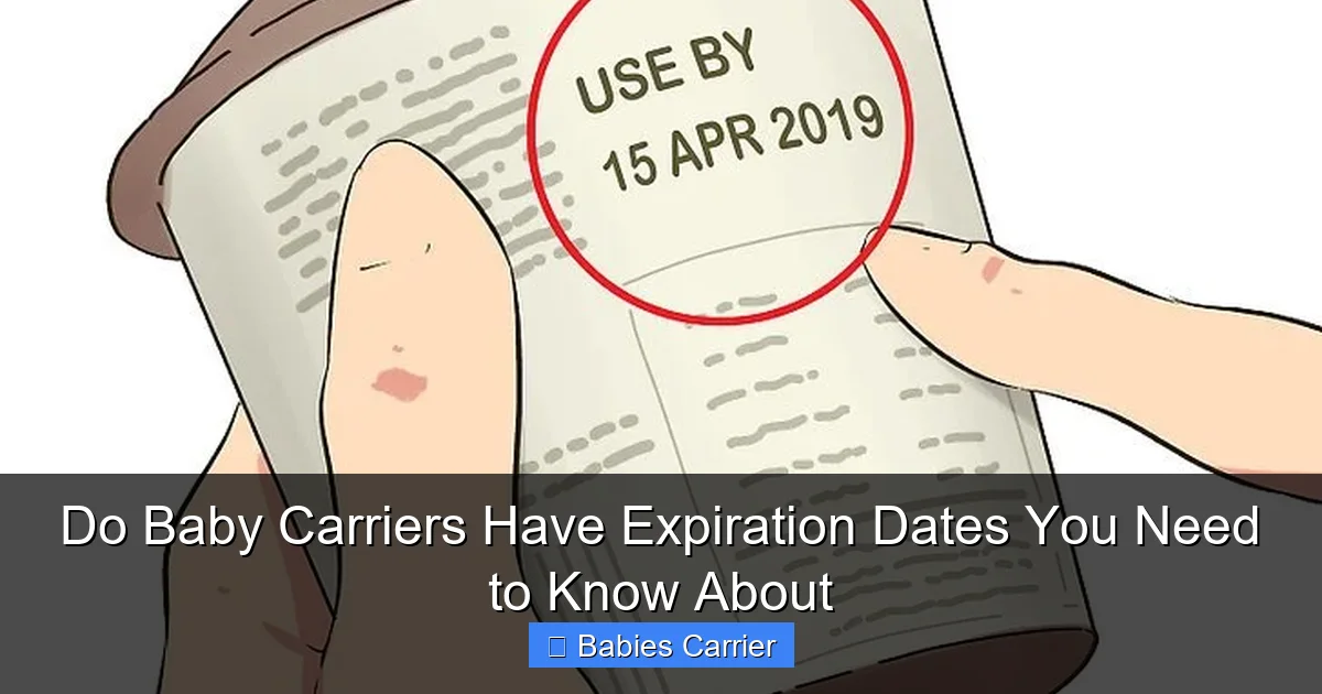 Do Baby Carriers Have Expiration Dates You Need to Know About