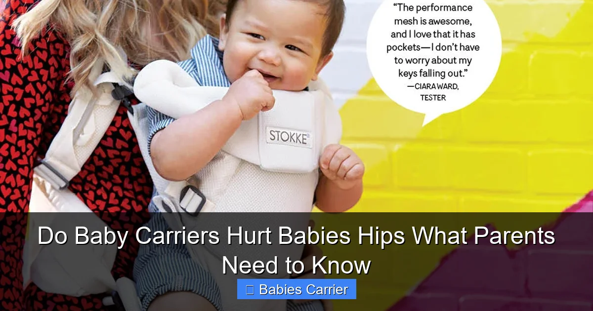 Do Baby Carriers Hurt Babies Hips What Parents Need to Know
