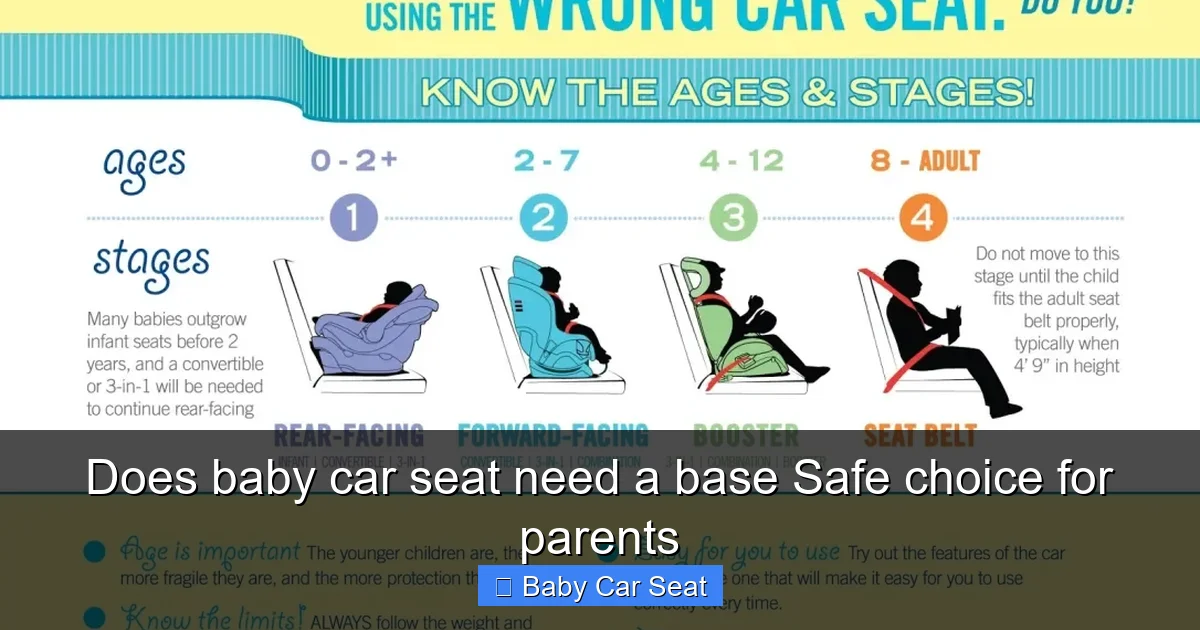 Does baby car seat need a base Safe choice for parents
