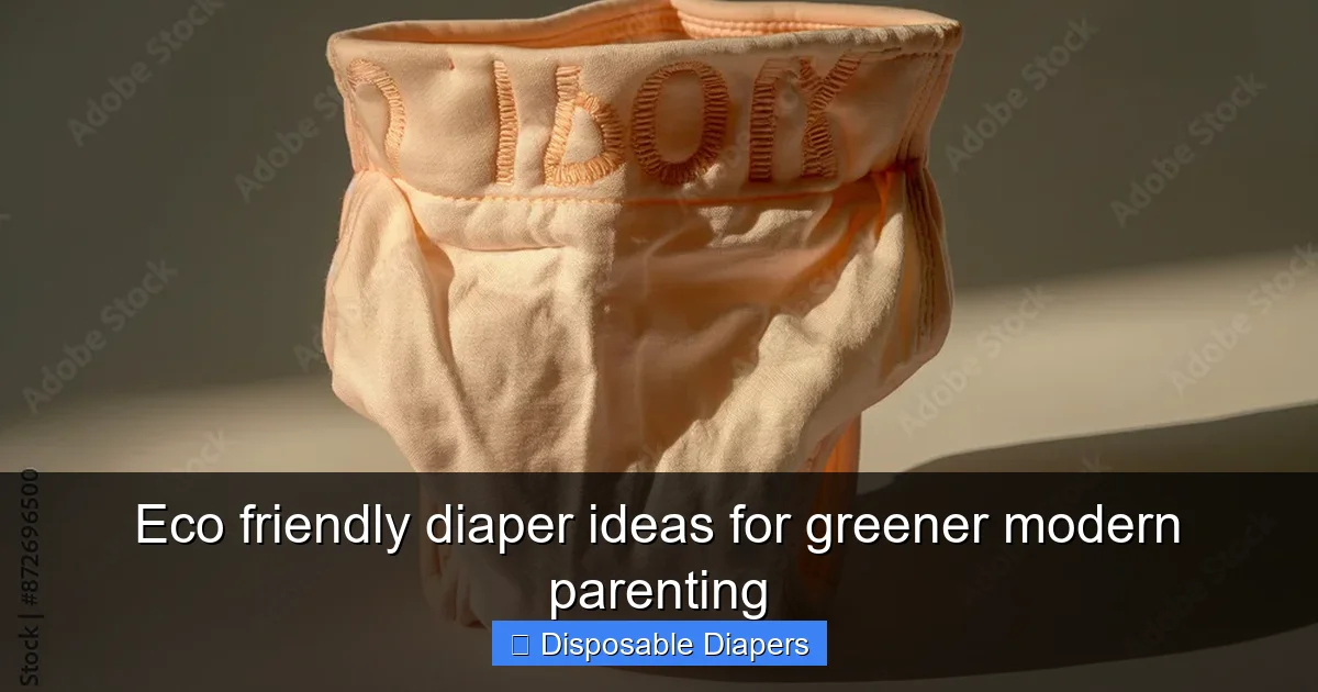 Eco friendly diaper ideas for greener modern parenting