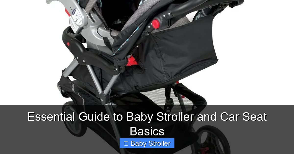 Essential Guide to Baby Stroller and Car Seat Basics
