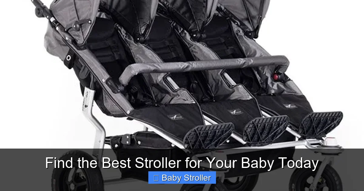 Find the Best Stroller for Your Baby Today
