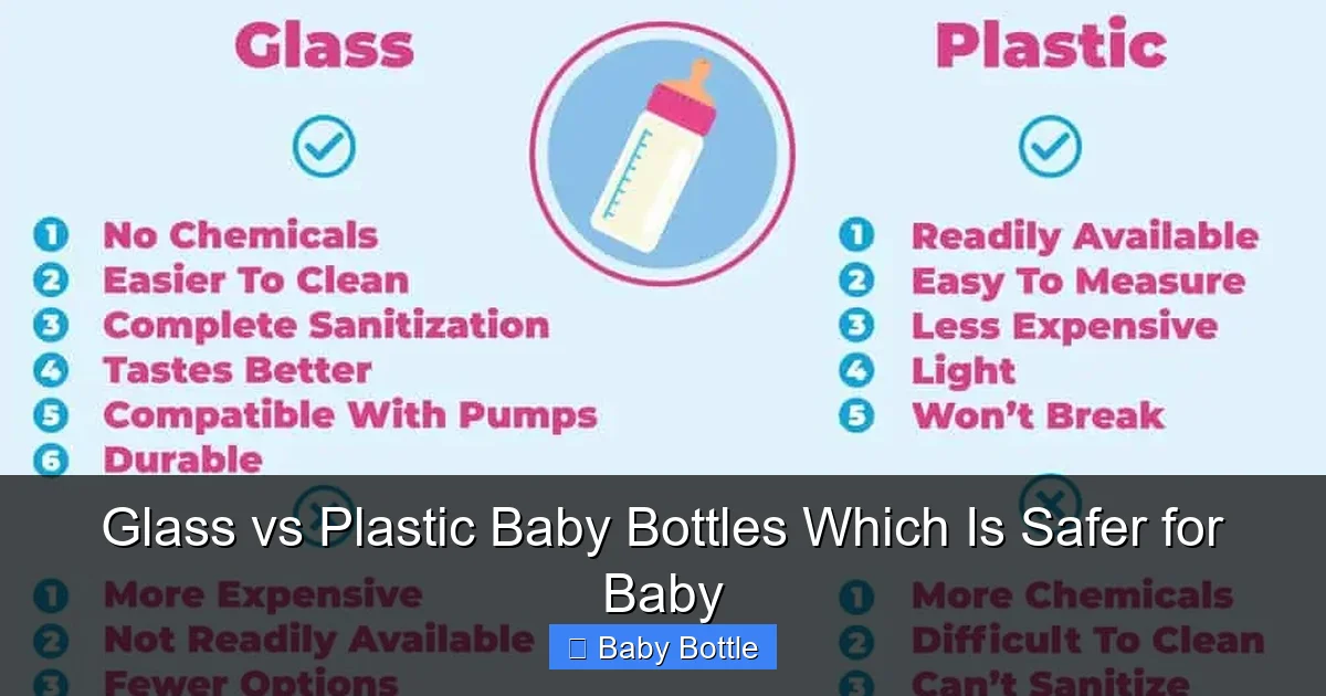 Glass vs Plastic Baby Bottles Which Is Safer for Baby