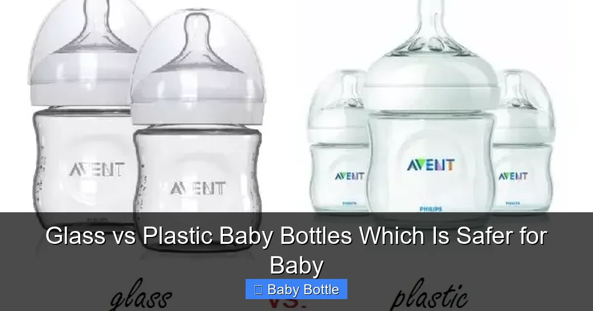 Glass vs Plastic Baby Bottles Which Is Safer for Baby
