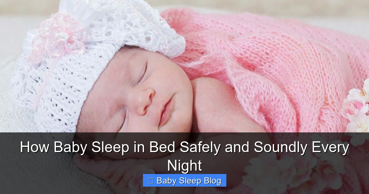 How Baby Sleep in Bed Safely and Soundly Every Night