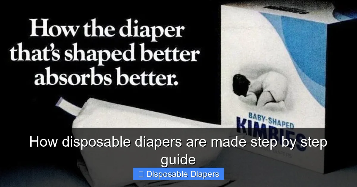 How disposable diapers are made step by step guide