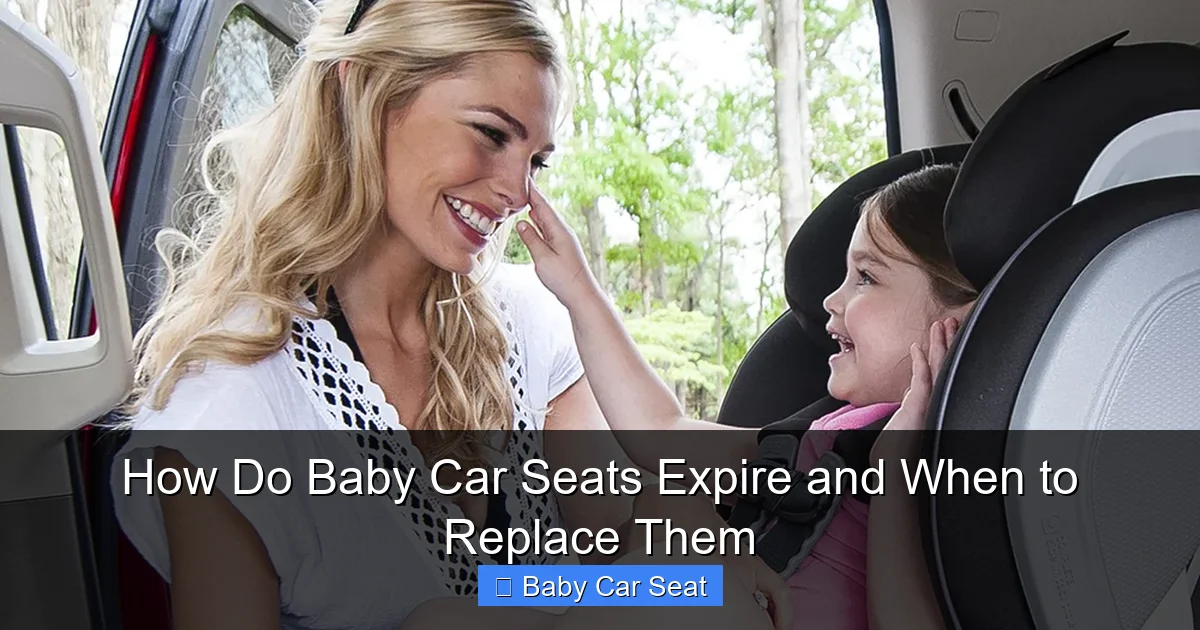 How Do Baby Car Seats Expire and When to Replace Them