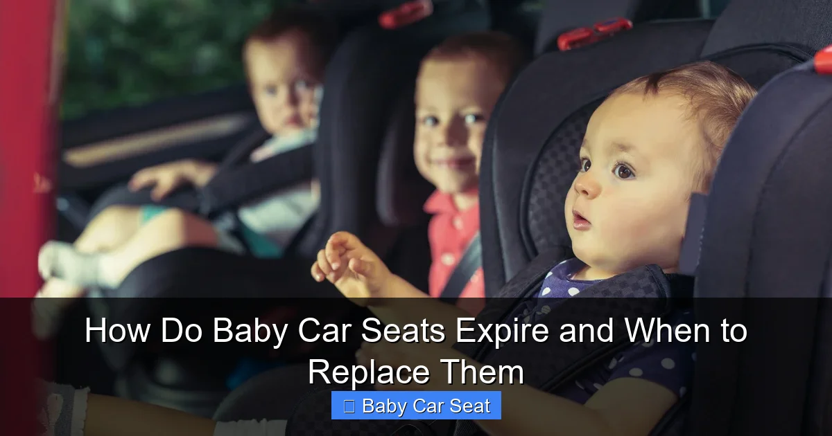 How Do Baby Car Seats Expire and When to Replace Them