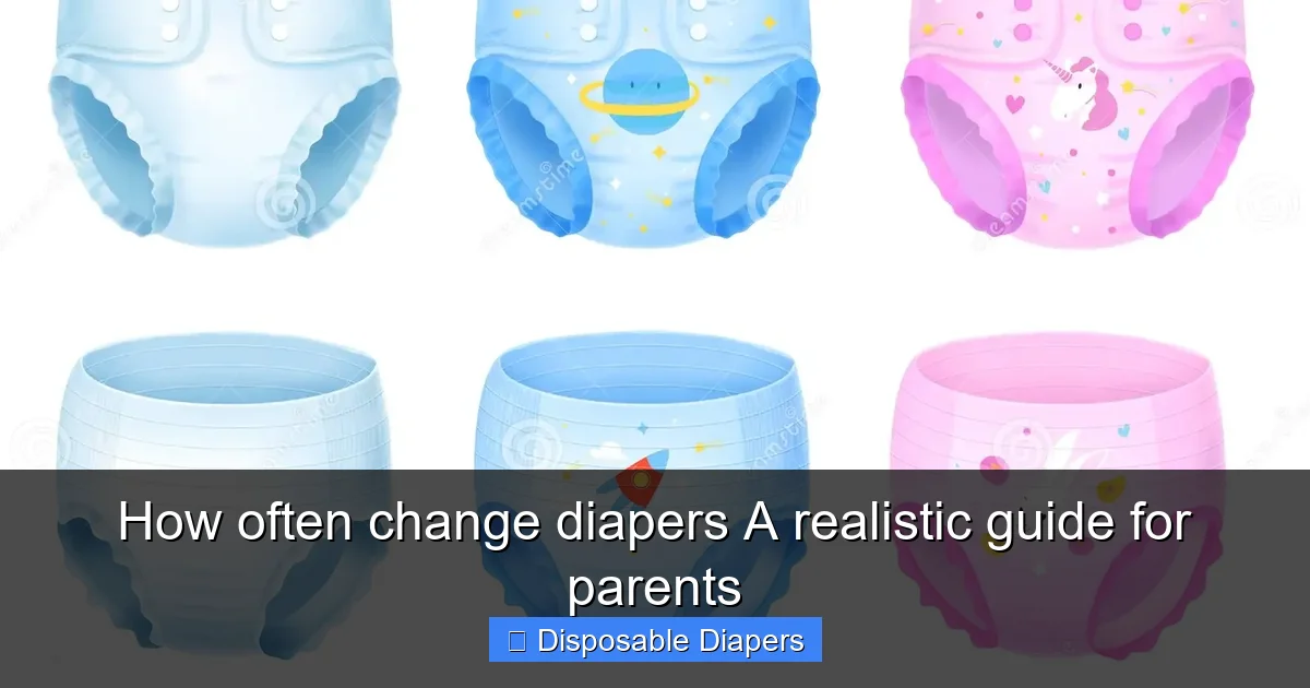 How often change diapers A realistic guide for parents