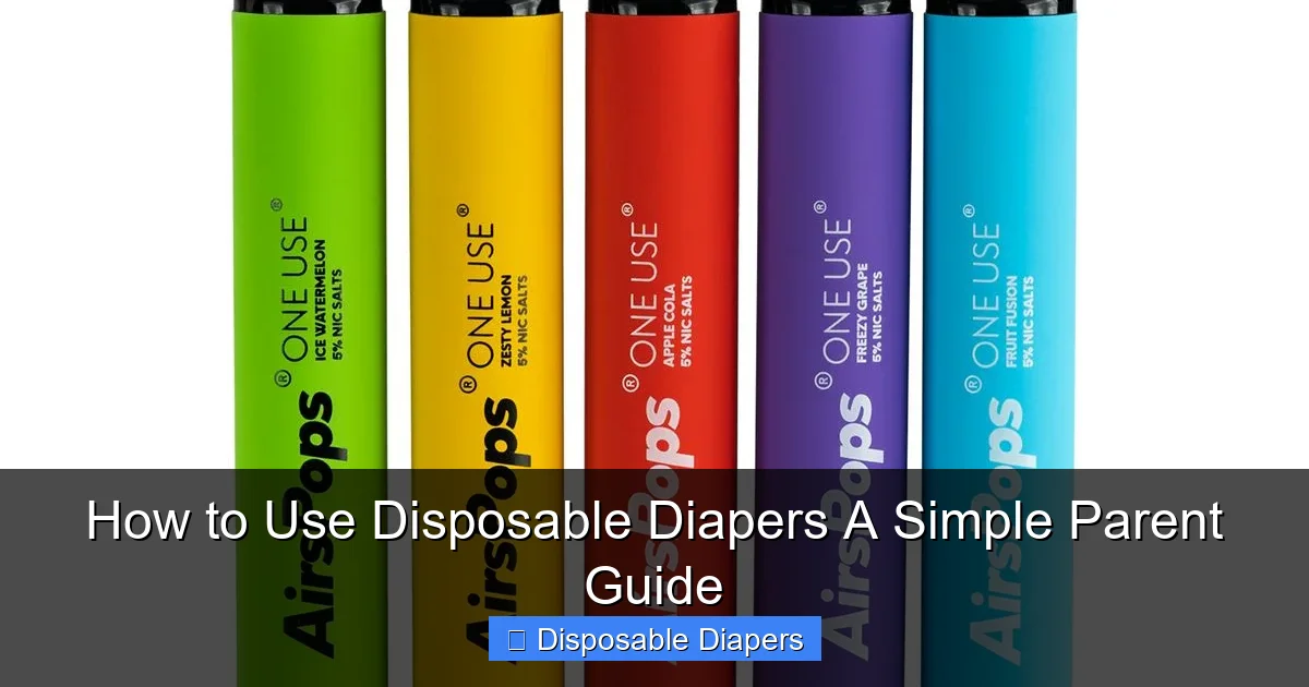 How to Use Disposable Diapers A Simple Parent Guide