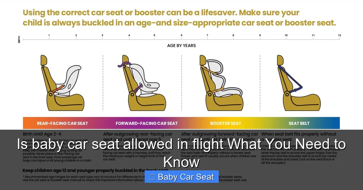 Is baby car seat allowed in flight What You Need to Know