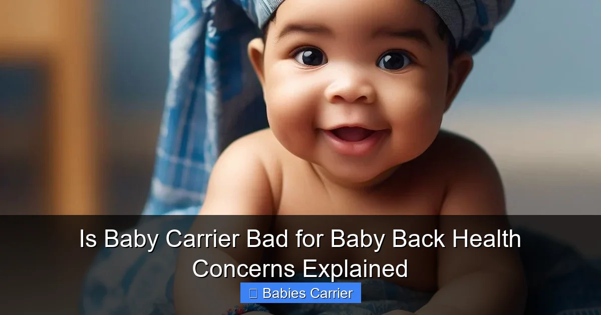 Is Baby Carrier Bad for Baby Back Health Concerns Explained