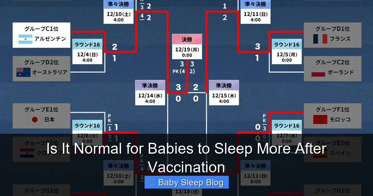 Is It Normal for Babies to Sleep More After Vaccination