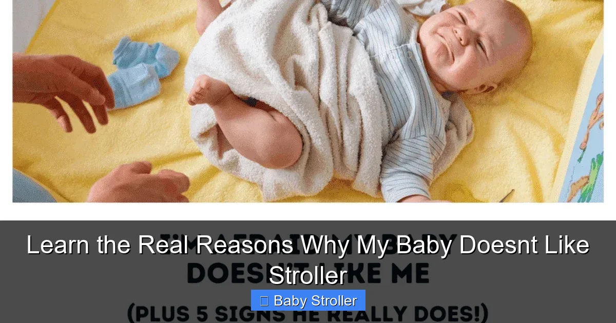 Learn the Real Reasons Why My Baby Doesnt Like Stroller