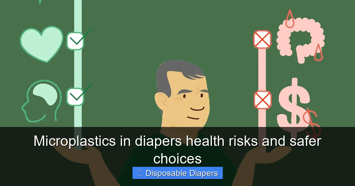 Microplastics in diapers health risks and safer choices