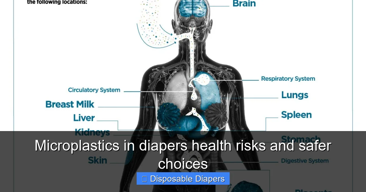 Microplastics in diapers health risks and safer choices