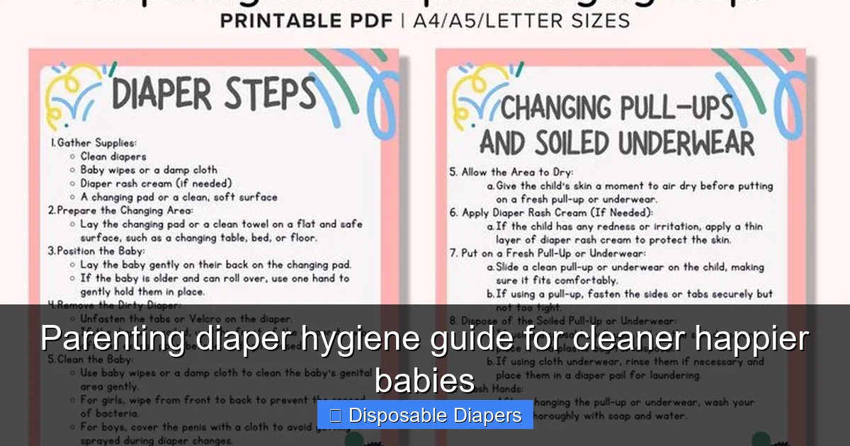 Parenting diaper hygiene guide for cleaner happier babies