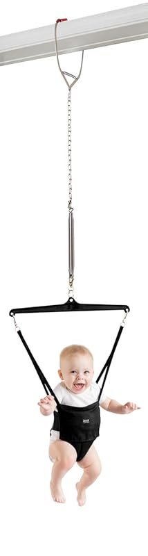 Jolly Jumper Iconic , Doorway Baby Jumper, Indoor Exercise Saddle Seat
