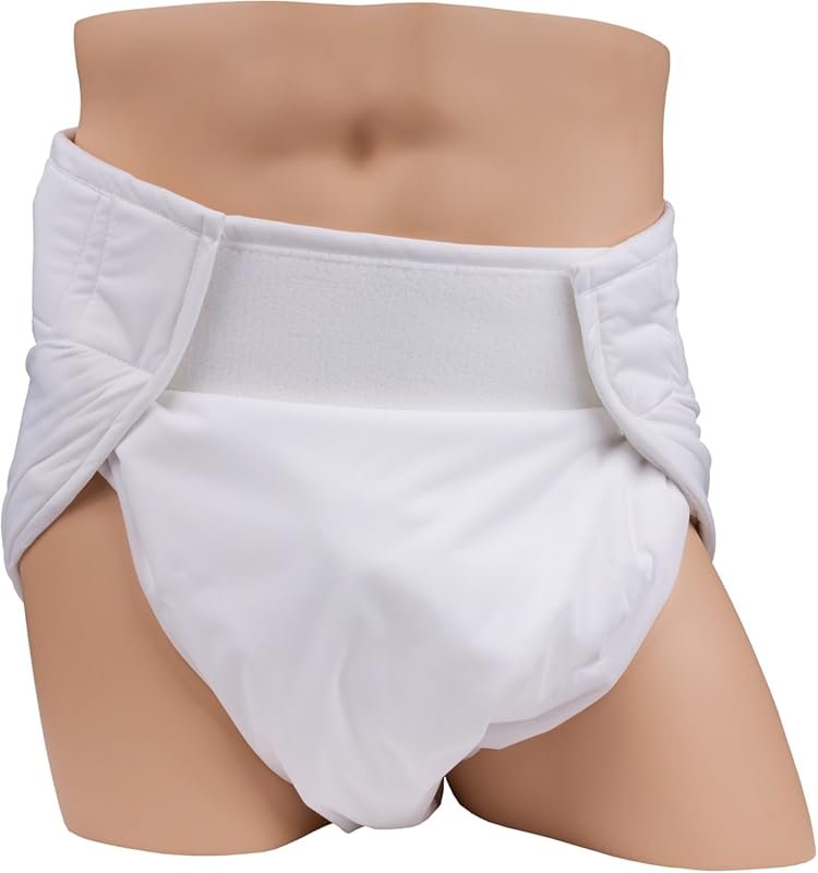 LeakMaster Adult Sized Contoured All in One Cloth Diapers - Hourglass 