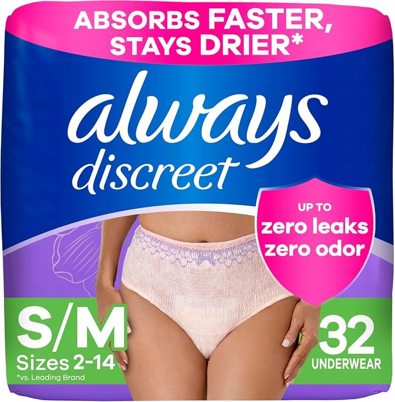 Always Discreet Adult Incontinence Underwear