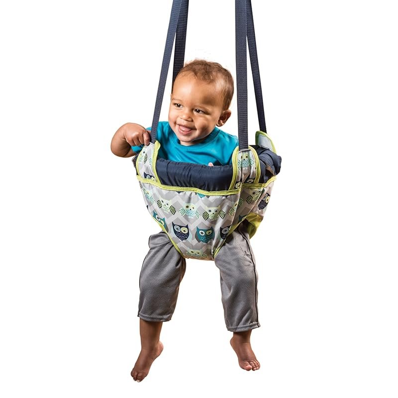 Evenflo Exersaucer Johnny Jumper Featuring Easy-to-Use Clamp Attachmen