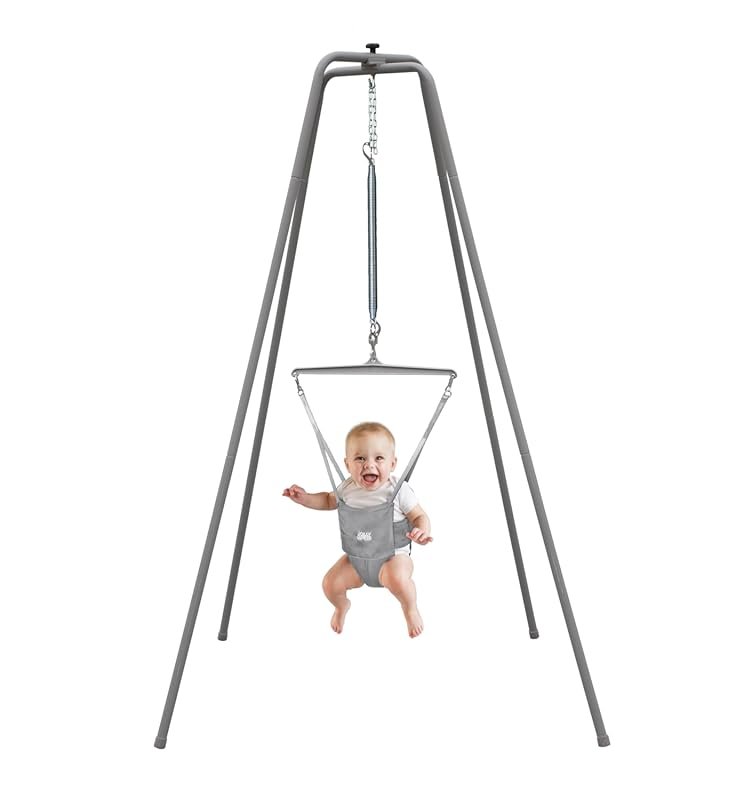 Jolly Jumper Elite Baby Jumper with 6 Foot Tall Stand and Adjustable S