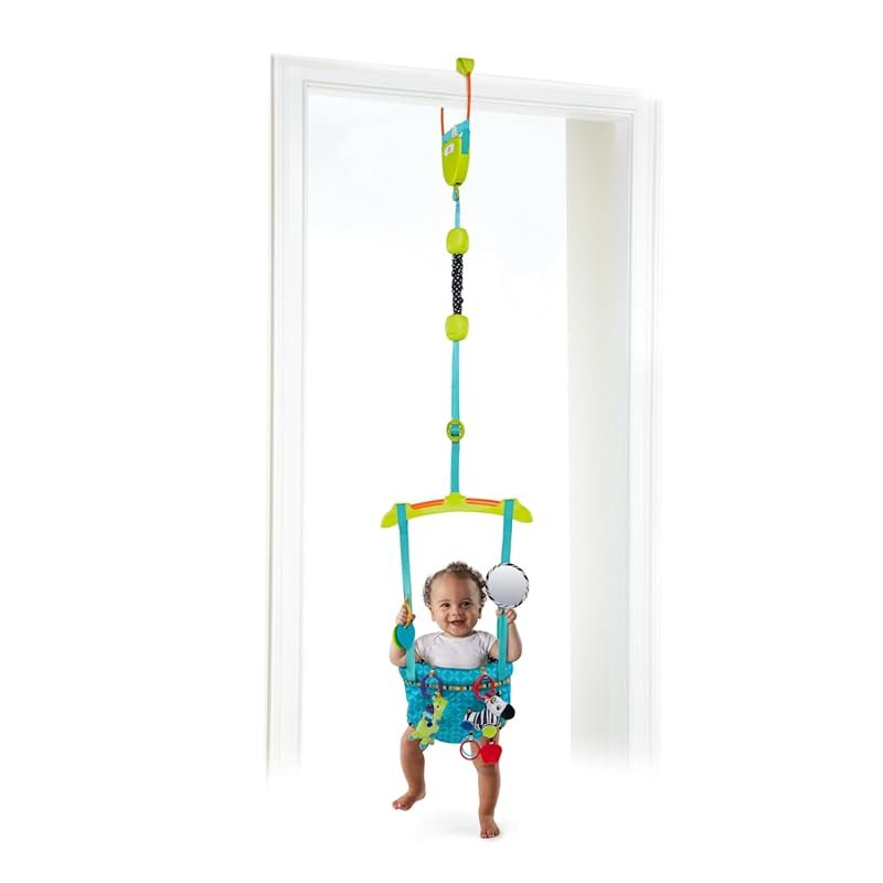 Bright Starts Bounce 'n Spring Deluxe Door Jumper for Baby with Adjust
