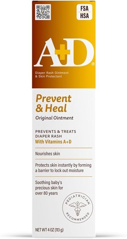 A and D Diaper Rash Ointment Prevents and Treats Moisturizing Skin Pro